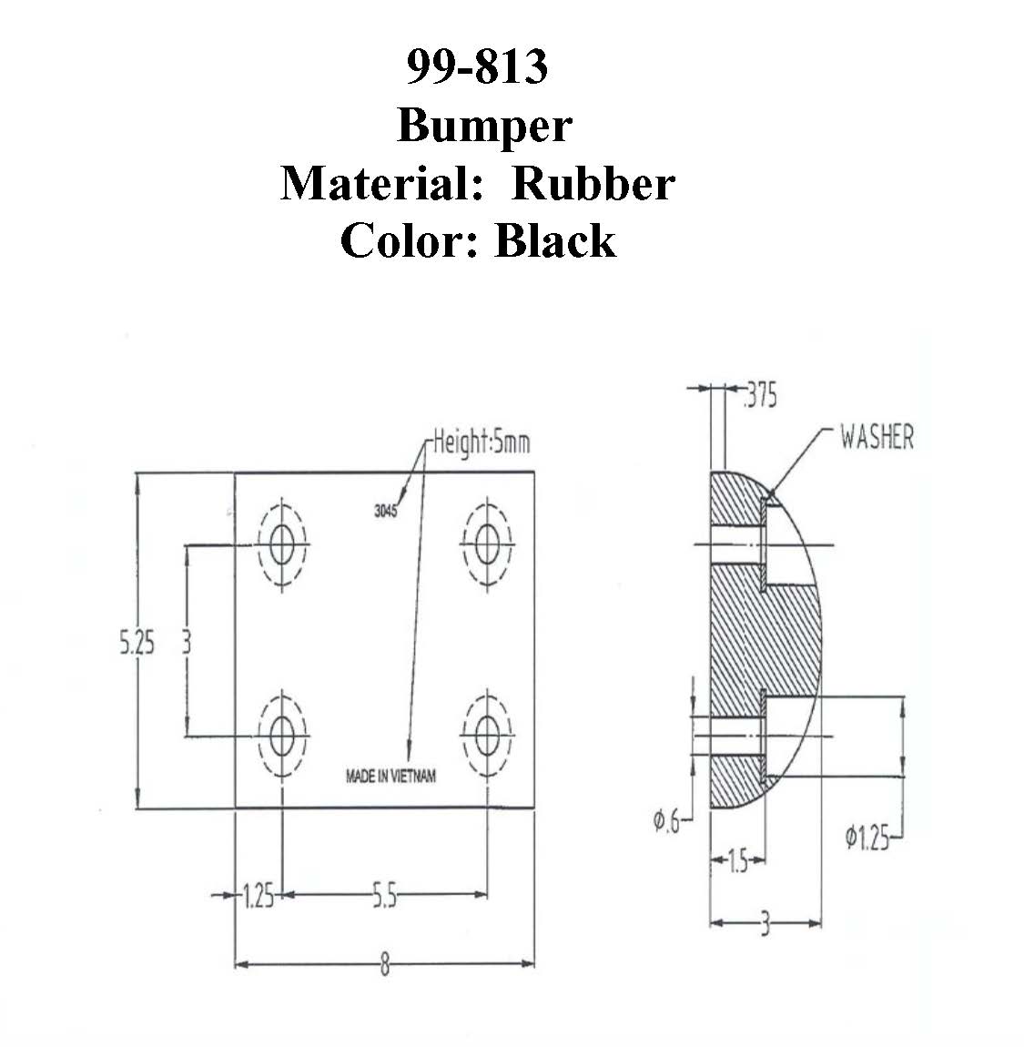 Rubber Bumper Parts