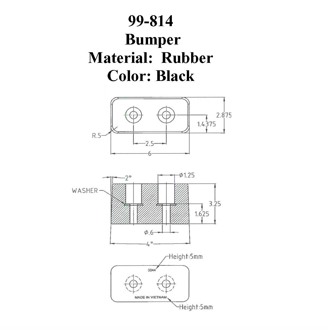 Rubber Bumper Parts